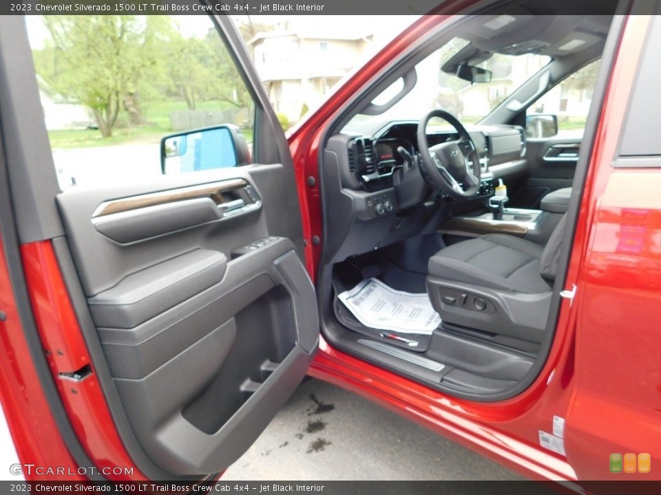 Jet Black Interior Front Seat for the 2023 Chevrolet Silverado 1500 LT Trail Boss Crew Cab 4x4 #146062391