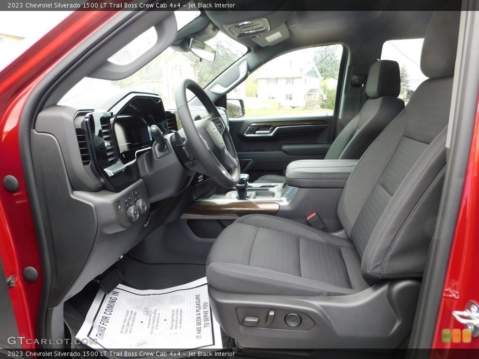 Jet Black Interior Front Seat for the 2023 Chevrolet Silverado 1500 LT Trail Boss Crew Cab 4x4 #146062428