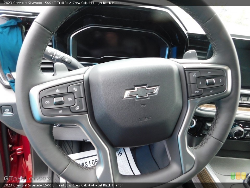 Jet Black Interior Steering Wheel for the 2023 Chevrolet Silverado 1500 LT Trail Boss Crew Cab 4x4 #146062466