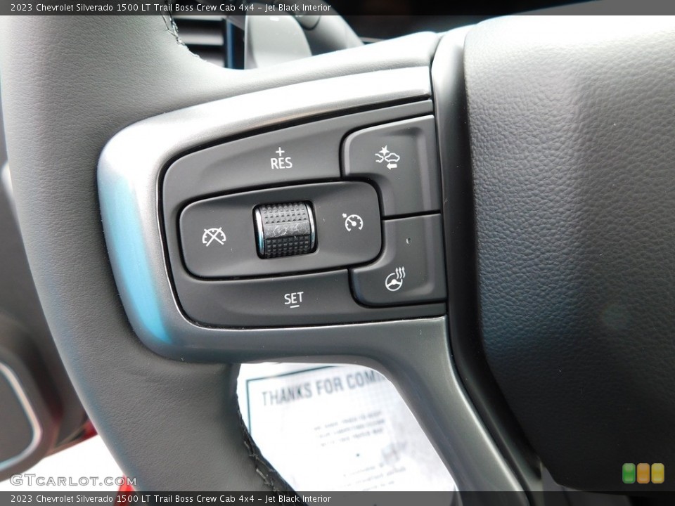 Jet Black Interior Steering Wheel for the 2023 Chevrolet Silverado 1500 LT Trail Boss Crew Cab 4x4 #146062487