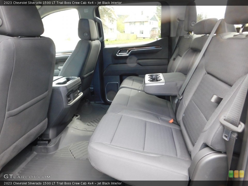 Jet Black Interior Rear Seat for the 2023 Chevrolet Silverado 1500 LT Trail Boss Crew Cab 4x4 #146062693