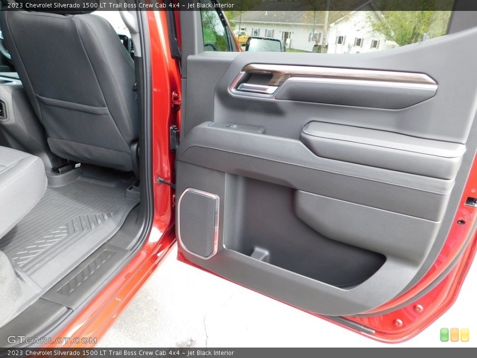 Jet Black Interior Door Panel for the 2023 Chevrolet Silverado 1500 LT Trail Boss Crew Cab 4x4 #146062718