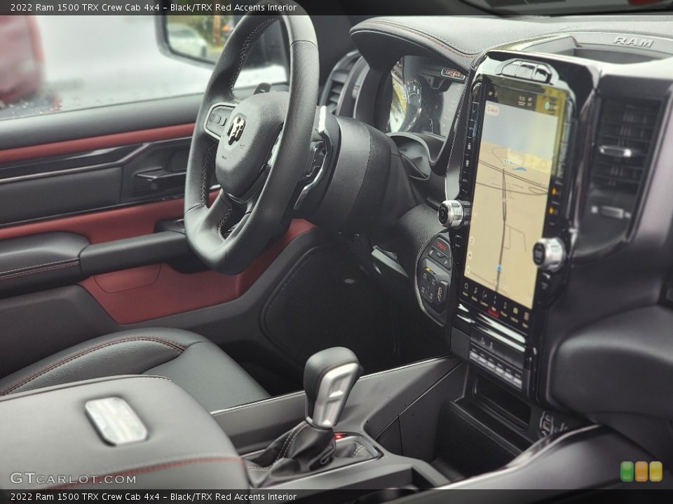 Black/TRX Red Accents Interior Dashboard for the 2022 Ram 1500 TRX Crew Cab 4x4 #146062823
