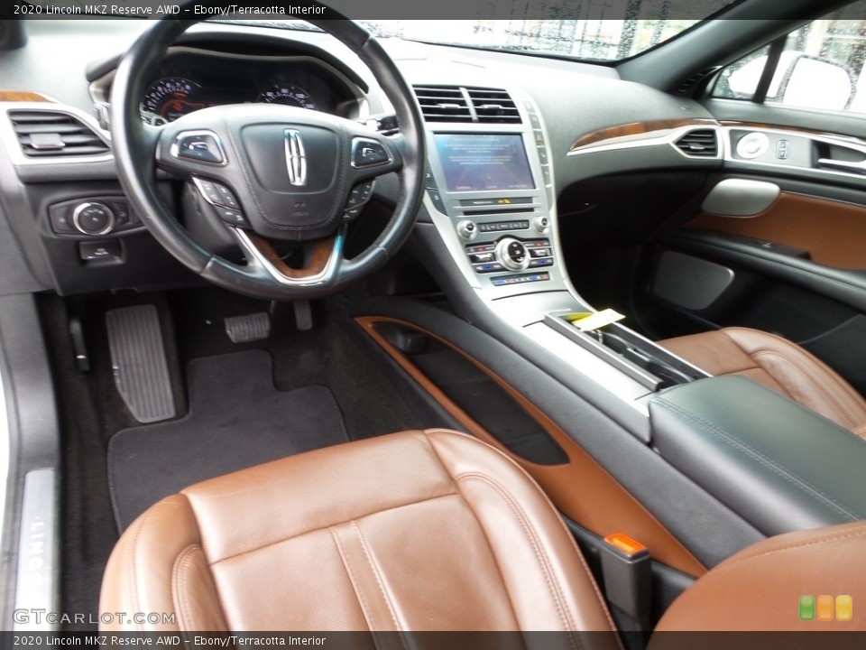 Ebony/Terracotta Interior Photo for the 2020 Lincoln MKZ Reserve AWD #146063751