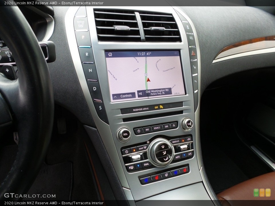 Ebony/Terracotta Interior Controls for the 2020 Lincoln MKZ Reserve AWD #146063766