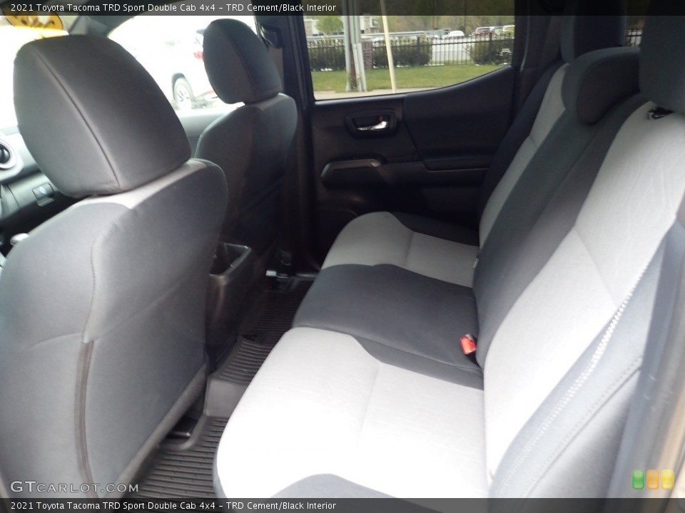 TRD Cement/Black Interior Rear Seat for the 2021 Toyota Tacoma TRD Sport Double Cab 4x4 #146064410