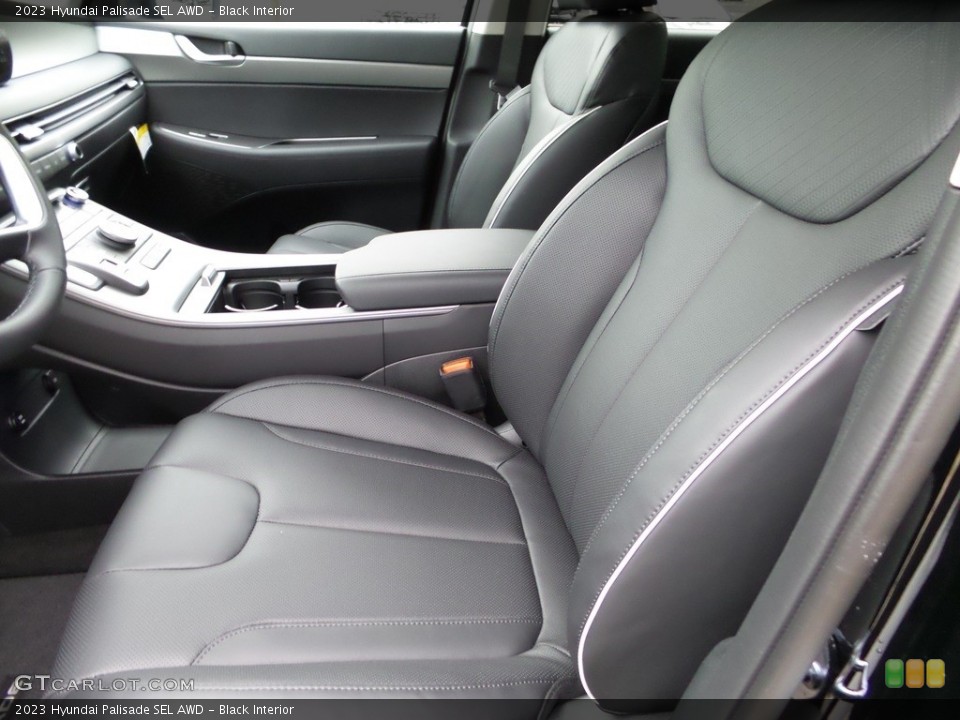 Black Interior Front Seat for the 2023 Hyundai Palisade SEL AWD #146064884