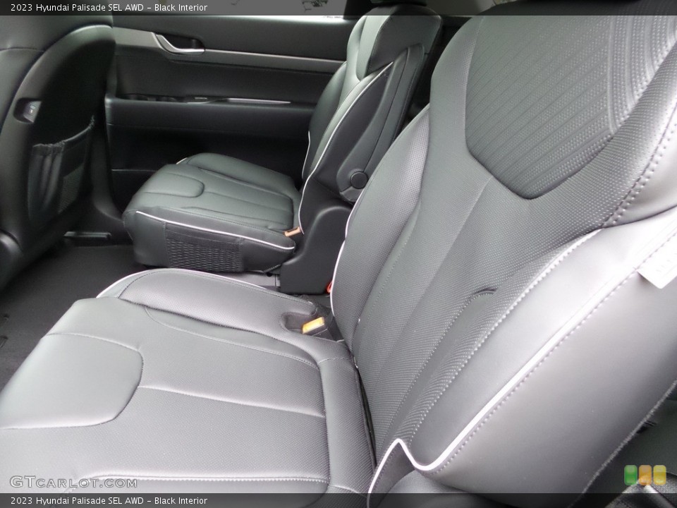 Black Interior Rear Seat for the 2023 Hyundai Palisade SEL AWD #146064929