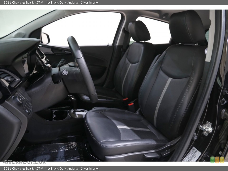 Jet Black/Dark Anderson Silver Interior Photo for the 2021 Chevrolet Spark ACTIV #146065115