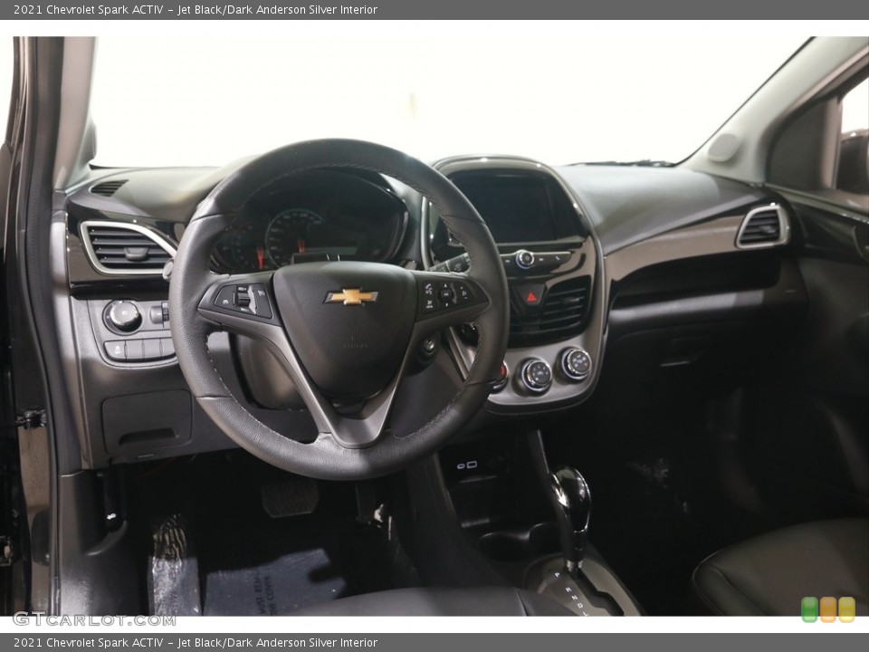 Jet Black/Dark Anderson Silver Interior Dashboard for the 2021 Chevrolet Spark ACTIV #146065133