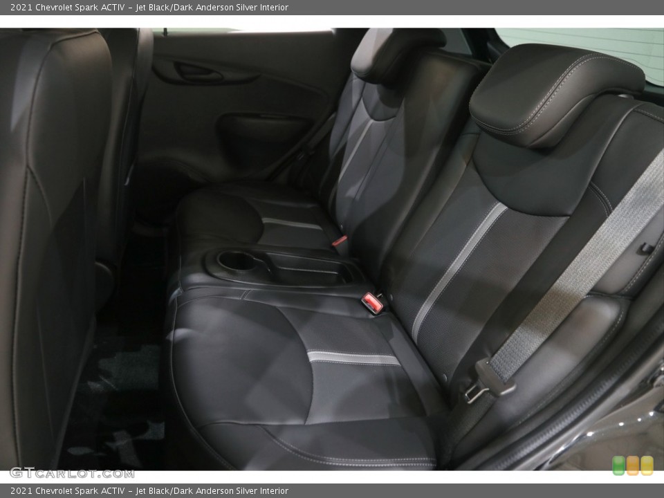 Jet Black/Dark Anderson Silver Interior Rear Seat for the 2021 Chevrolet Spark ACTIV #146065352
