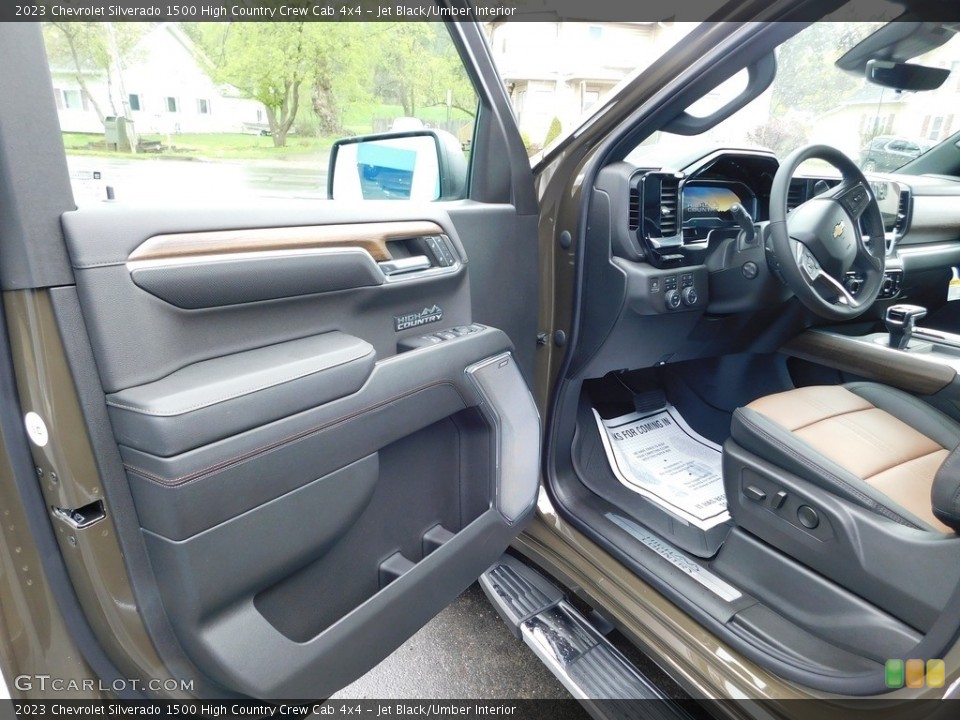 Jet Black/Umber Interior Door Panel for the 2023 Chevrolet Silverado 1500 High Country Crew Cab 4x4 #146065640