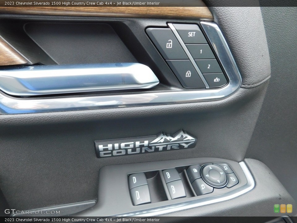 Jet Black/Umber Interior Door Panel for the 2023 Chevrolet Silverado 1500 High Country Crew Cab 4x4 #146065700