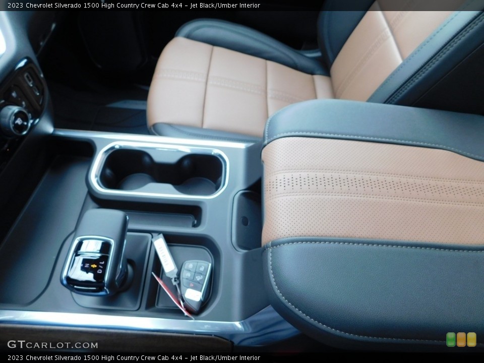 Jet Black/Umber Interior Front Seat for the 2023 Chevrolet Silverado 1500 High Country Crew Cab 4x4 #146066072