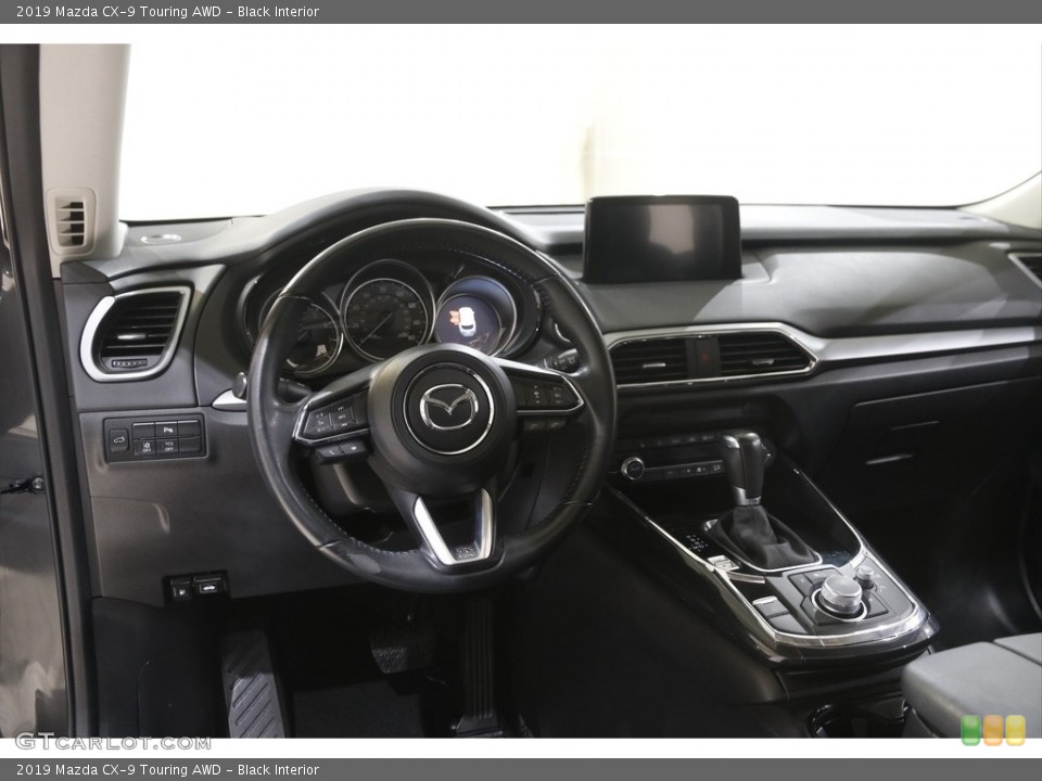 Black Interior Dashboard for the 2019 Mazda CX-9 Touring AWD #146066108