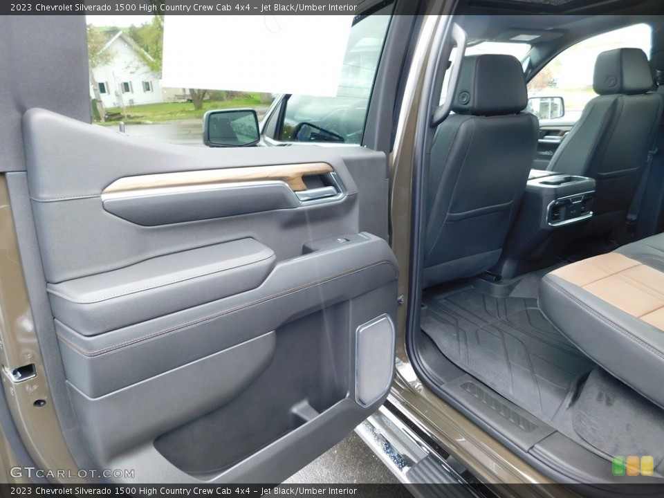 Jet Black/Umber Interior Door Panel for the 2023 Chevrolet Silverado 1500 High Country Crew Cab 4x4 #146066195
