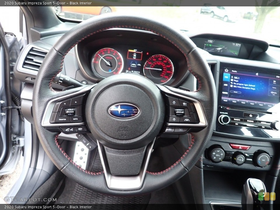Black Interior Steering Wheel for the 2020 Subaru Impreza Sport 5-Door #146066366