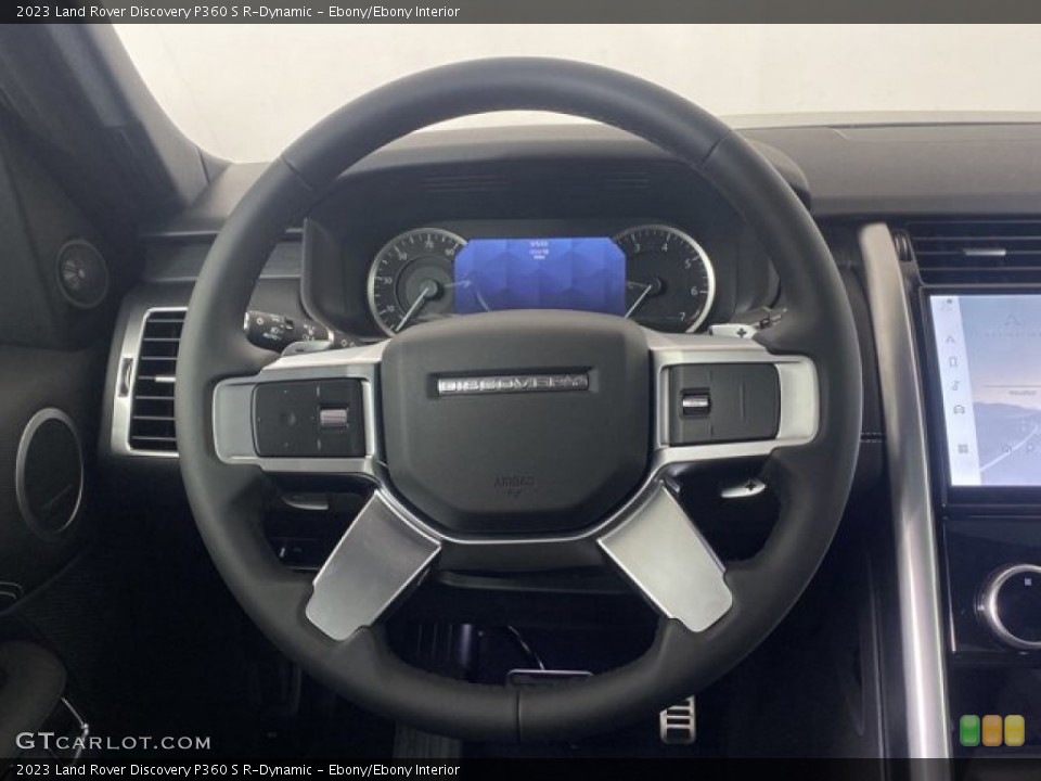 Ebony/Ebony Interior Steering Wheel for the 2023 Land Rover Discovery P360 S R-Dynamic #146066828