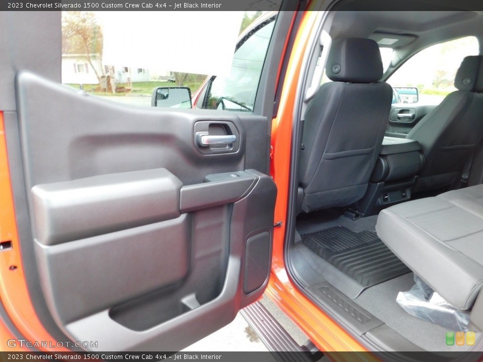 Jet Black Interior Door Panel for the 2023 Chevrolet Silverado 1500 Custom Crew Cab 4x4 #146067284