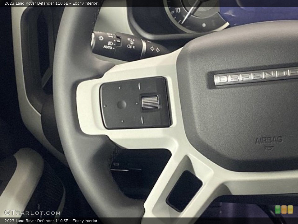 Ebony Interior Steering Wheel for the 2023 Land Rover Defender 110 SE #146067308