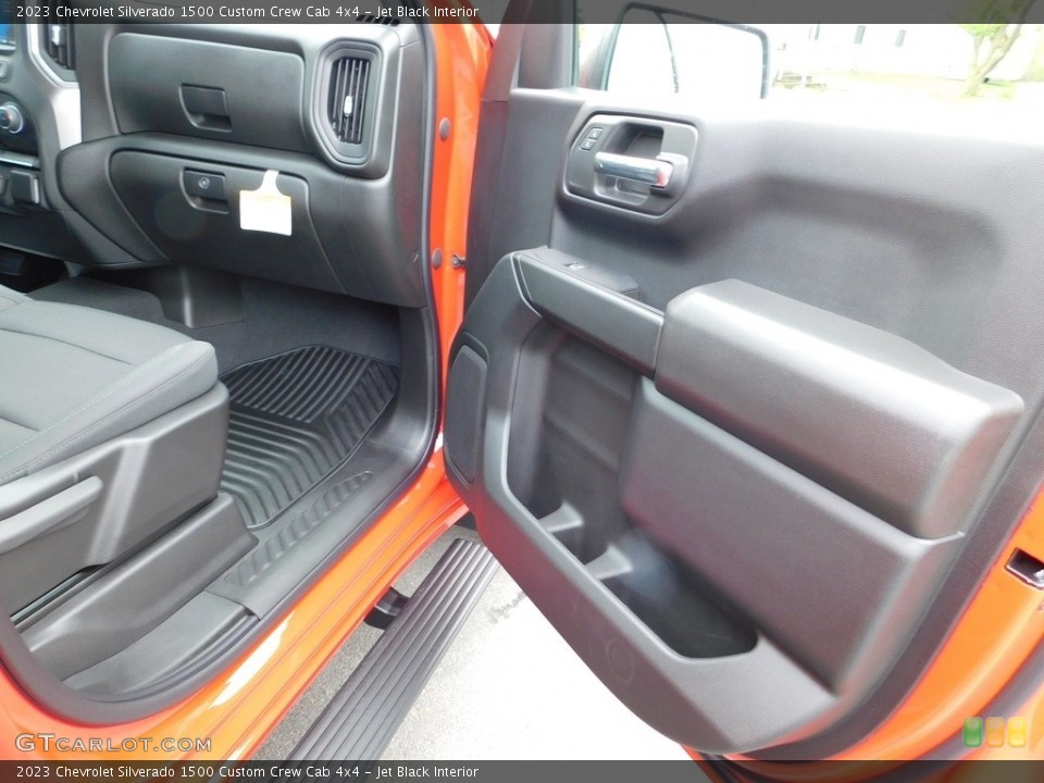 Jet Black Interior Door Panel for the 2023 Chevrolet Silverado 1500 Custom Crew Cab 4x4 #146067347