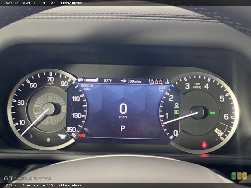 Ebony Interior Gauges for the 2023 Land Rover Defender 110 SE #146067416