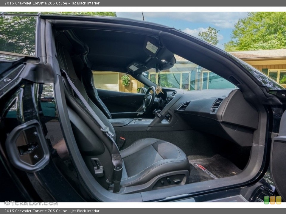 Jet Black Interior Front Seat for the 2016 Chevrolet Corvette Z06 Coupe #146068050