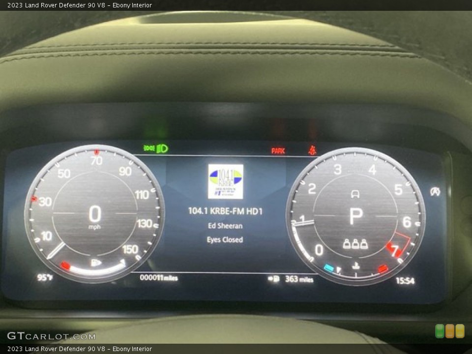 Ebony Interior Gauges for the 2023 Land Rover Defender 90 V8 #146068221
