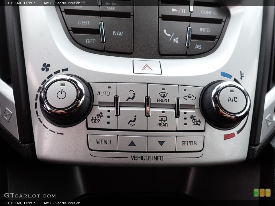 Saddle Interior Controls for the 2016 GMC Terrain SLT AWD #146068653