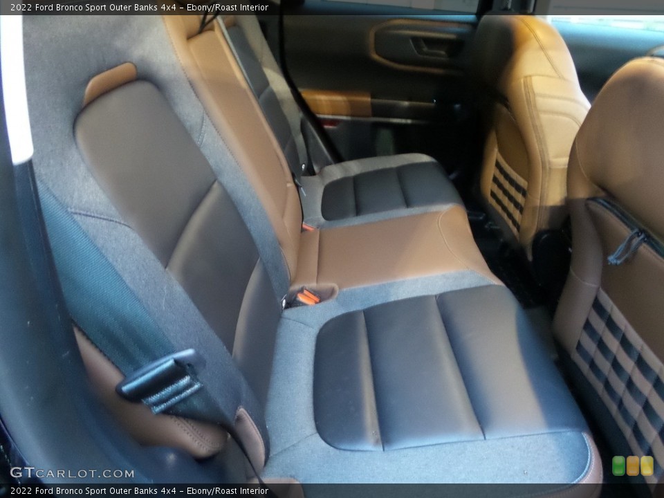 Ebony/Roast Interior Rear Seat for the 2022 Ford Bronco Sport Outer Banks 4x4 #146069292
