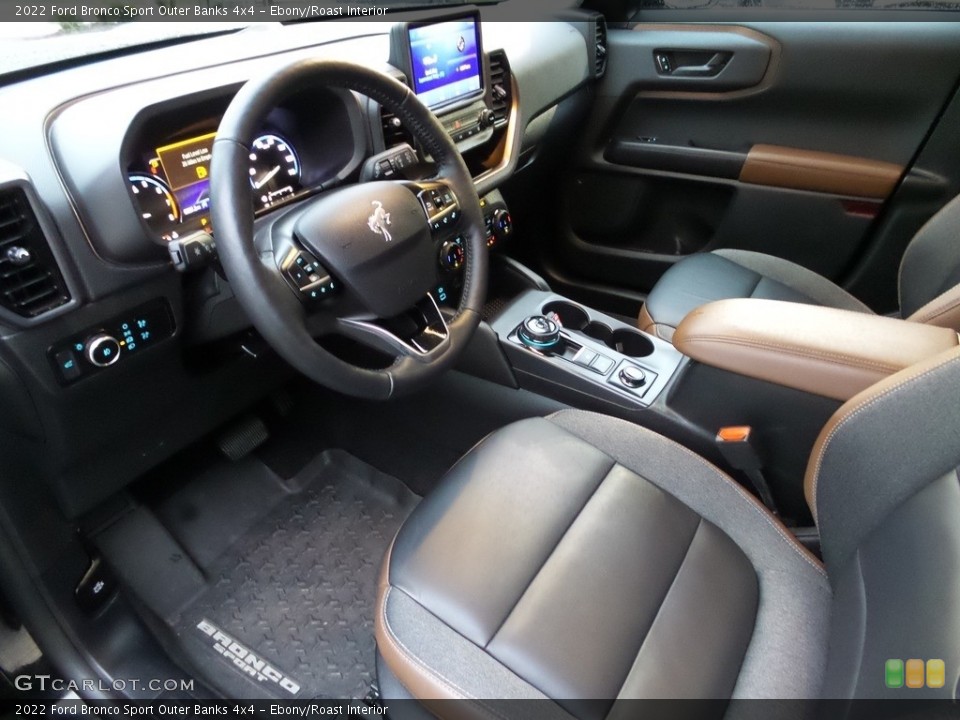 Ebony/Roast Interior Photo for the 2022 Ford Bronco Sport Outer Banks 4x4 #146069370