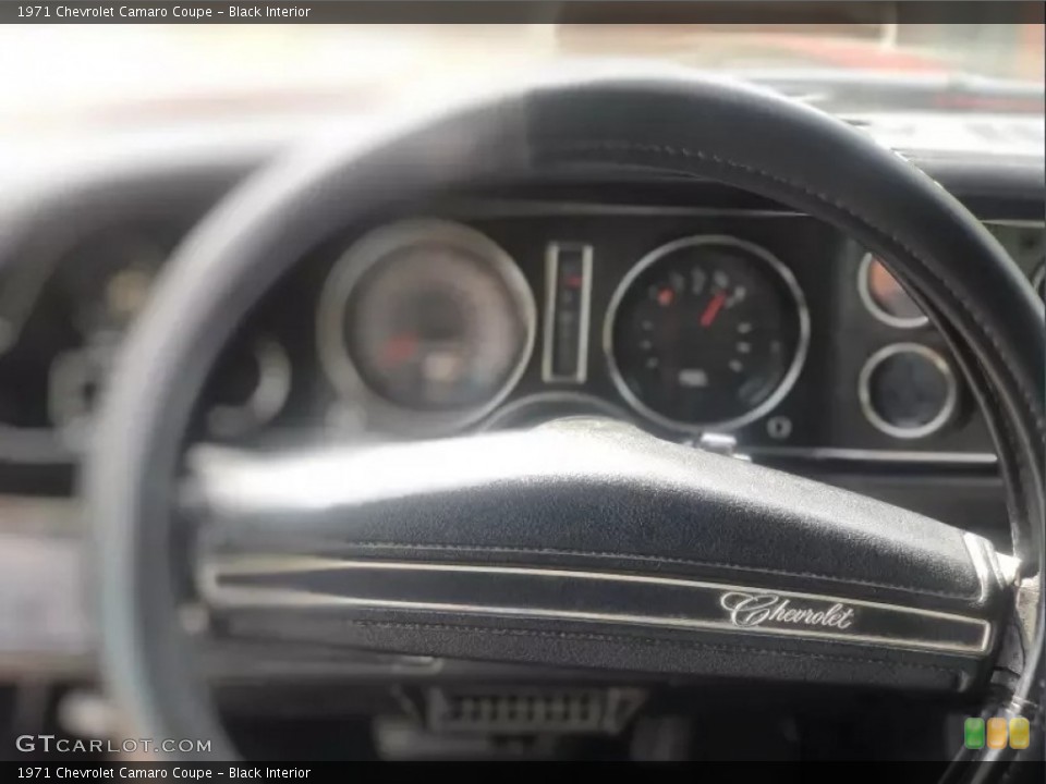 Black Interior Steering Wheel for the 1971 Chevrolet Camaro Coupe #146069598