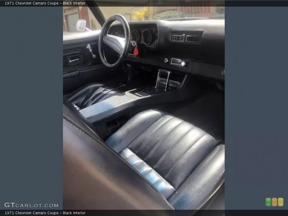 Black 1971 Chevrolet Camaro Interiors