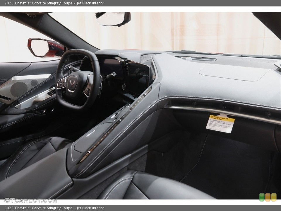 Jet Black Interior Dashboard for the 2023 Chevrolet Corvette Stingray Coupe #146070480