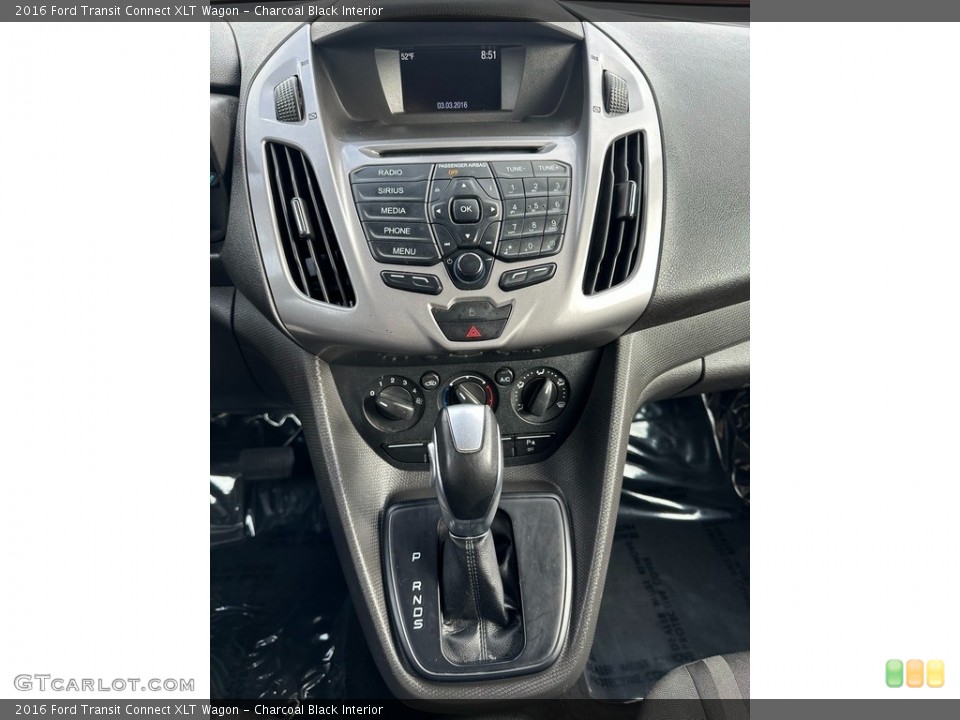 Charcoal Black Interior Controls for the 2016 Ford Transit Connect XLT Wagon #146071791