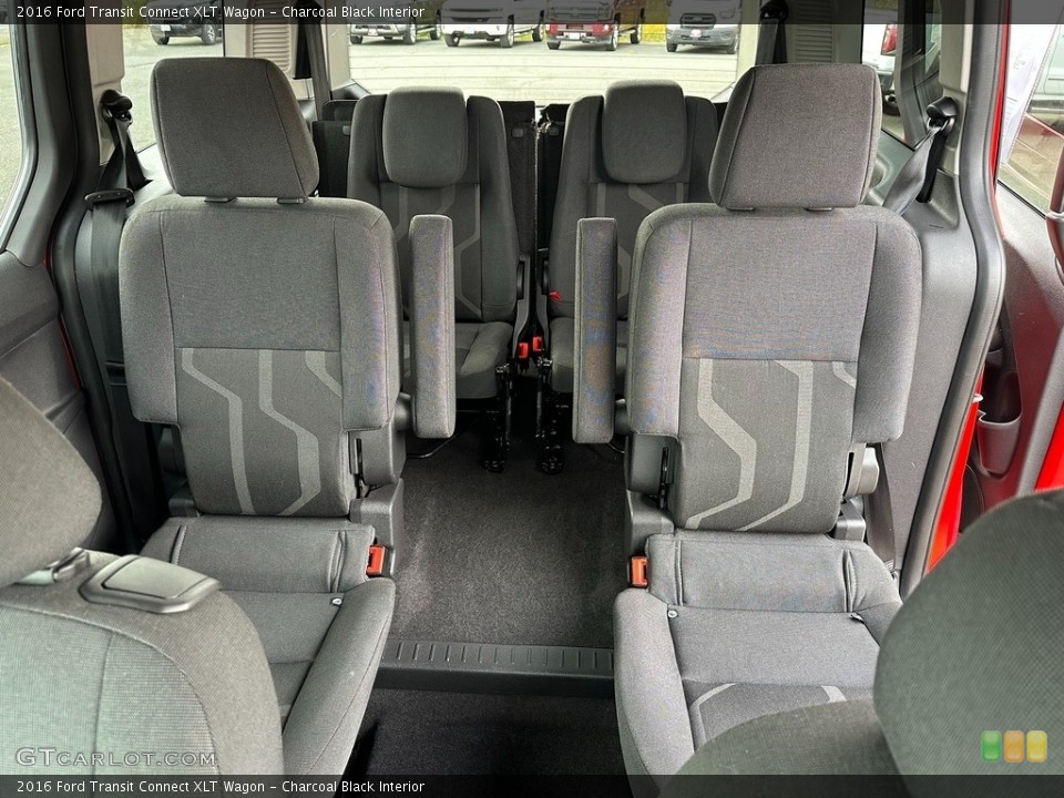 Charcoal Black Interior Rear Seat for the 2016 Ford Transit Connect XLT Wagon #146071908