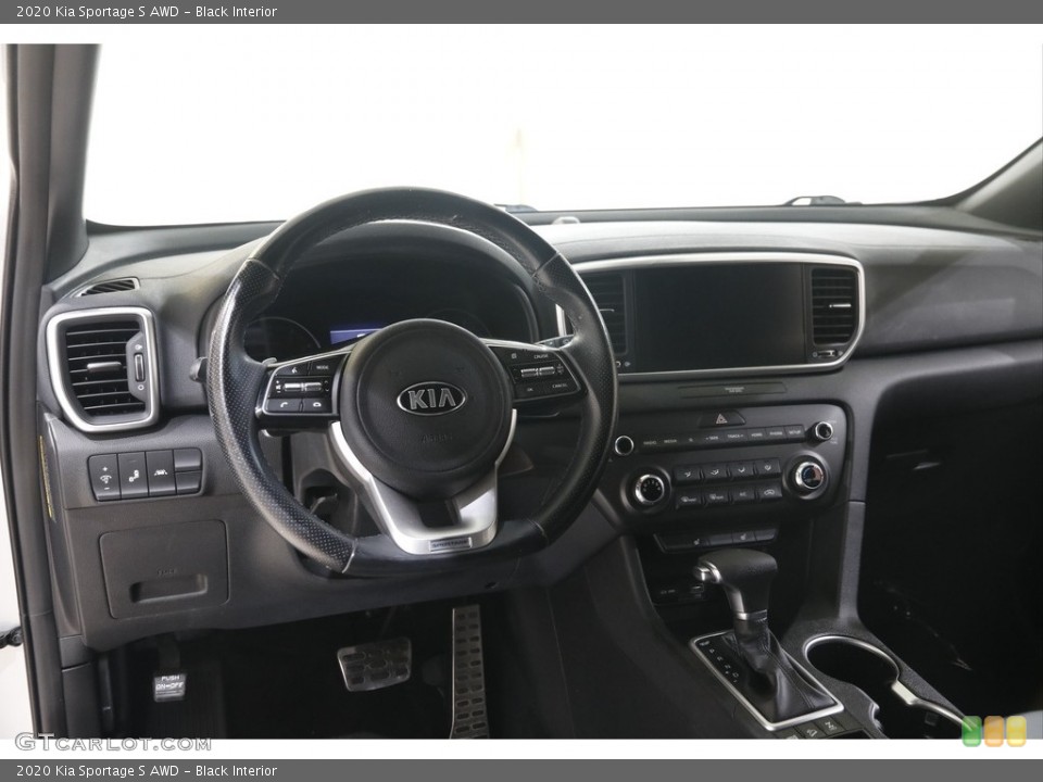 Black Interior Dashboard for the 2020 Kia Sportage S AWD #146072871