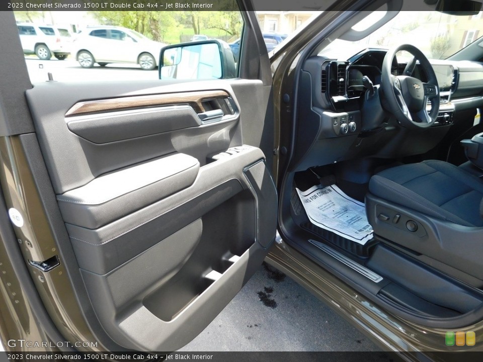 Jet Black Interior Door Panel for the 2023 Chevrolet Silverado 1500 LT Double Cab 4x4 #146073762