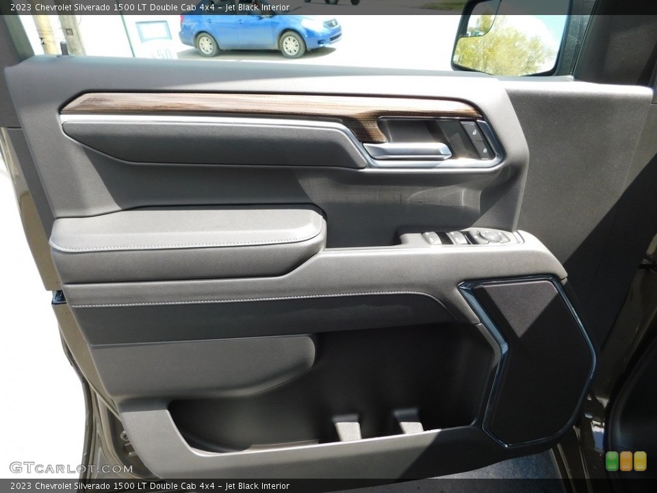 Jet Black Interior Door Panel for the 2023 Chevrolet Silverado 1500 LT Double Cab 4x4 #146073789