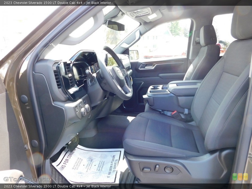 Jet Black Interior Front Seat for the 2023 Chevrolet Silverado 1500 LT Double Cab 4x4 #146073852