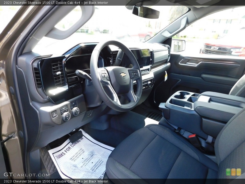 Jet Black Interior Front Seat for the 2023 Chevrolet Silverado 1500 LT Double Cab 4x4 #146073873