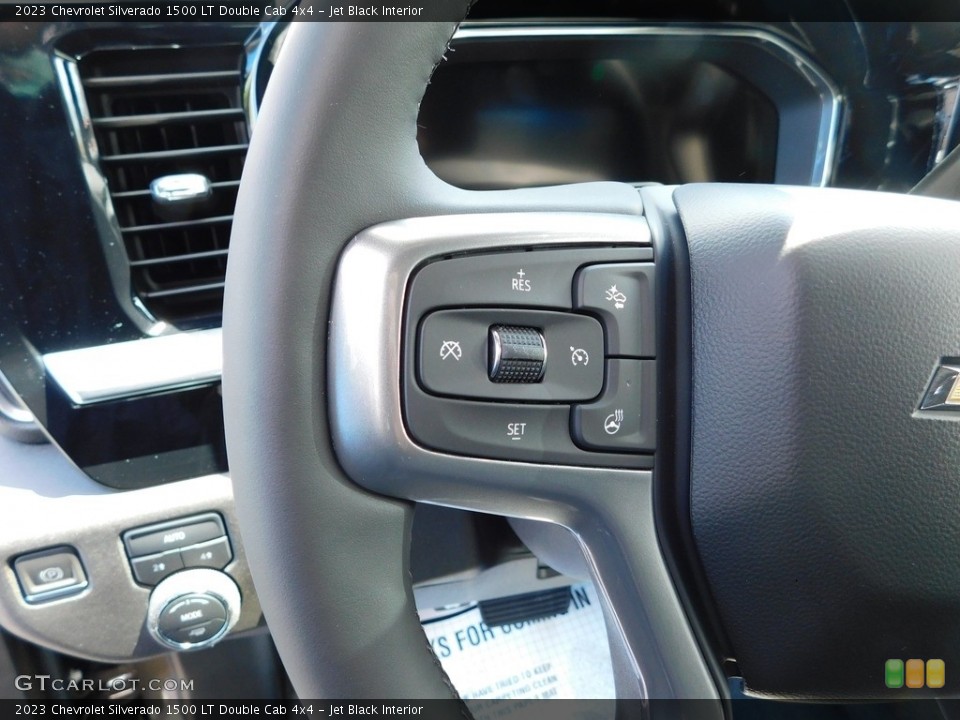 Jet Black Interior Steering Wheel for the 2023 Chevrolet Silverado 1500 LT Double Cab 4x4 #146073981