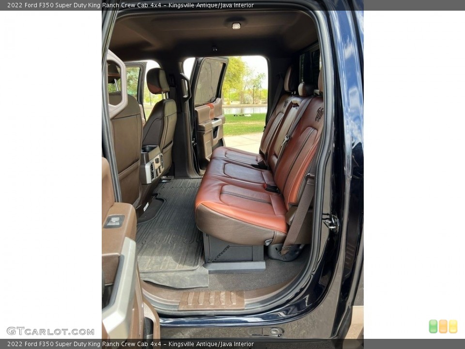 Kingsville Antique/Java Interior Rear Seat for the 2022 Ford F350 Super Duty King Ranch Crew Cab 4x4 #146075334