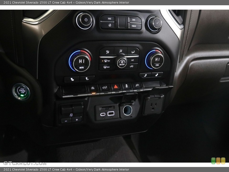 Gideon/Very Dark Atmosphere Interior Controls for the 2021 Chevrolet Silverado 1500 LT Crew Cab 4x4 #146076411