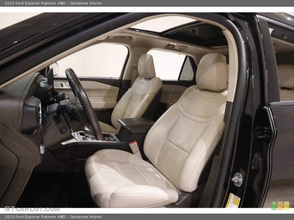 Sandstone Interior Front Seat for the 2020 Ford Explorer Platinum 4WD #146077419