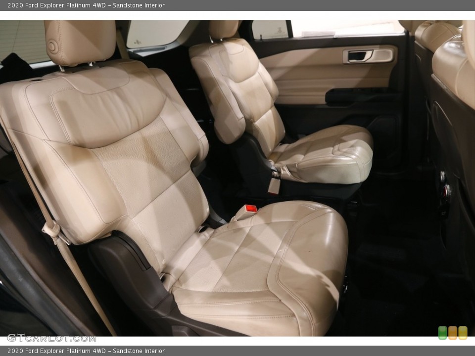 Sandstone Interior Rear Seat for the 2020 Ford Explorer Platinum 4WD #146077641