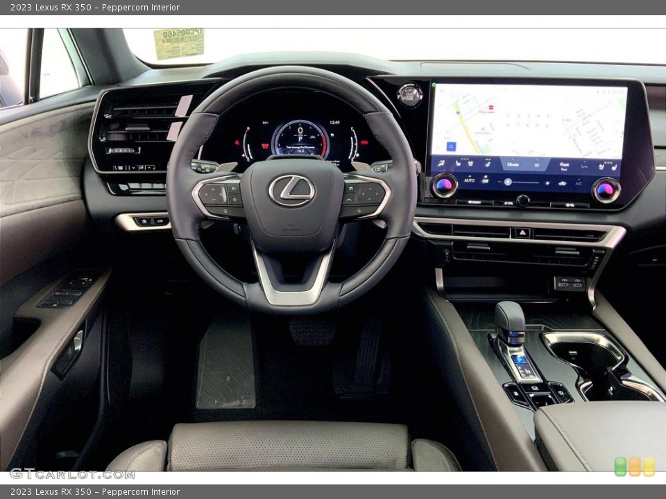 Peppercorn Interior Dashboard for the 2023 Lexus RX 350 #146079108