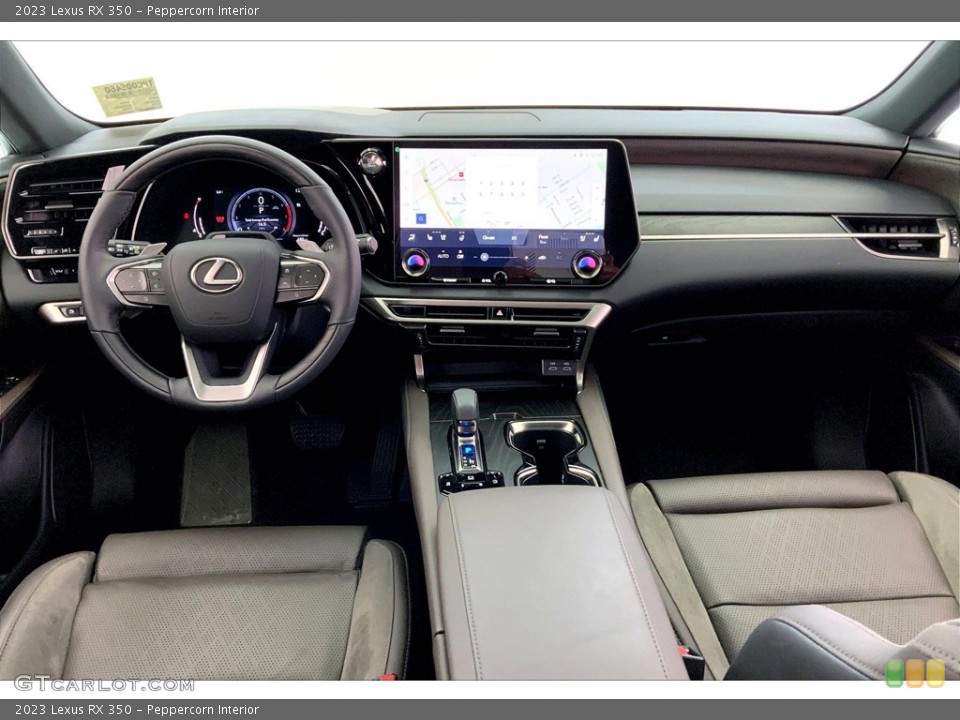 Peppercorn Interior Dashboard for the 2023 Lexus RX 350 #146079246