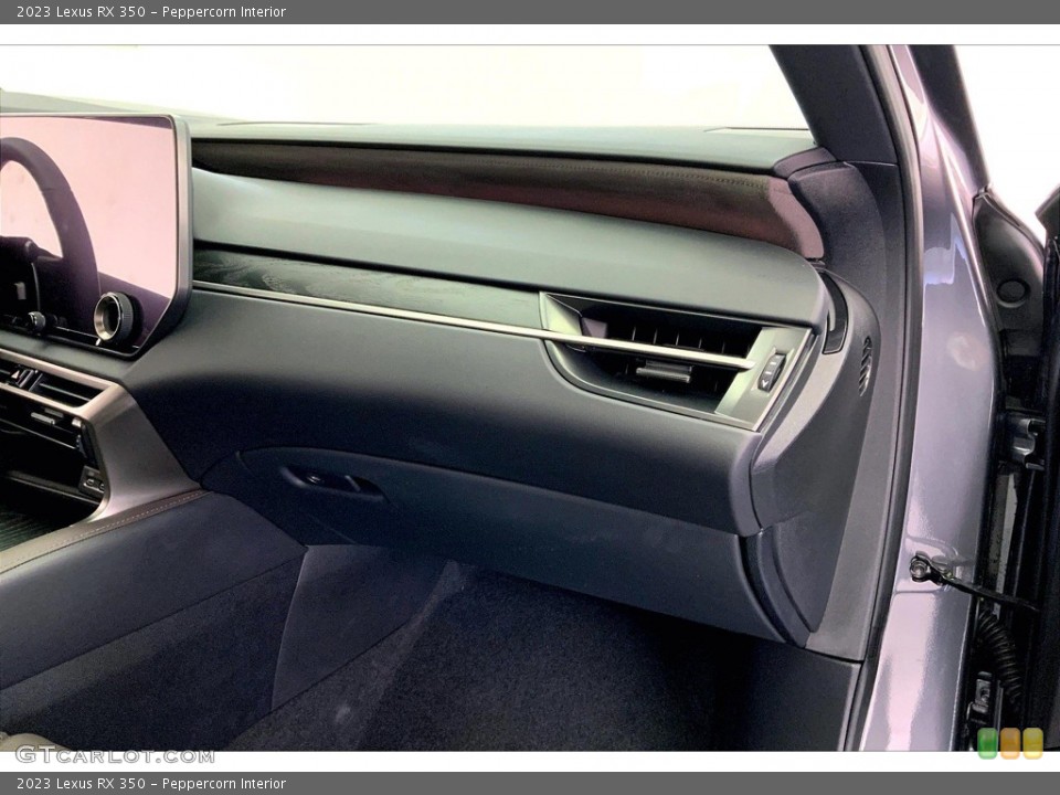 Peppercorn Interior Dashboard for the 2023 Lexus RX 350 #146079262