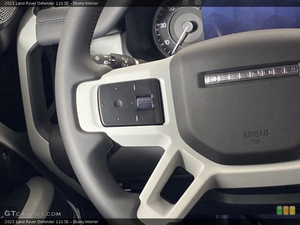 Ebony Interior Steering Wheel for the 2023 Land Rover Defender 110 SE #146080464